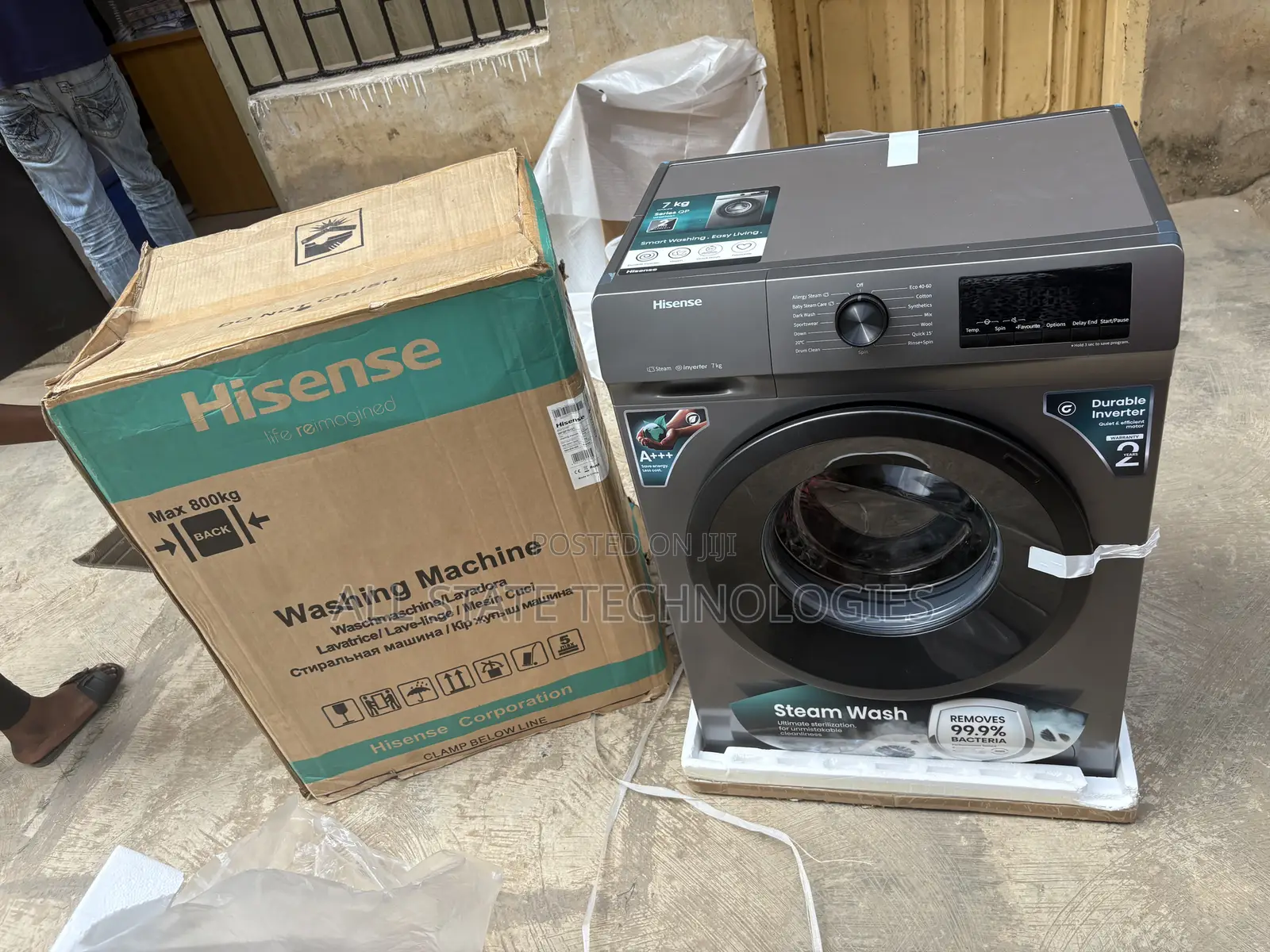 Hisense 7KG Washing Machine With High Spin Speed