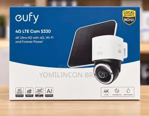 Eufy Security 4G LTE Cam S330, 4K Cellular Solar Security Cameras
