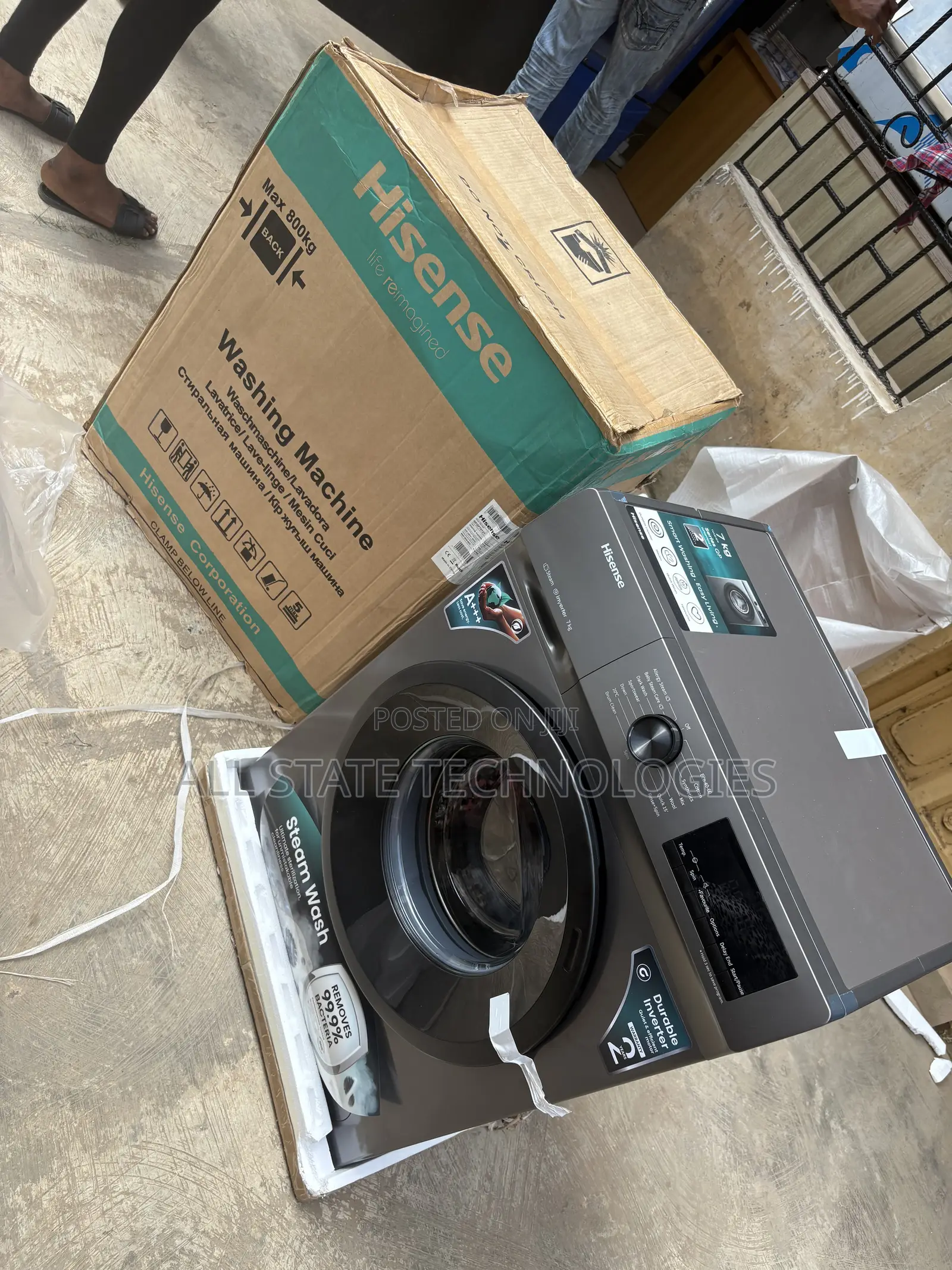 Hisense WFQP7012T Front Load Clothes Cleaning Machine