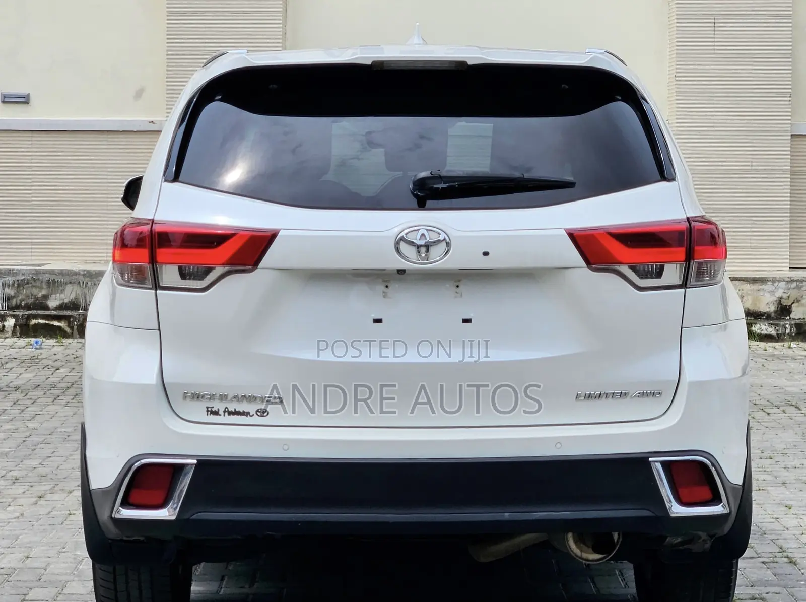 Toyota Highlander Limited Platinum 2019 White