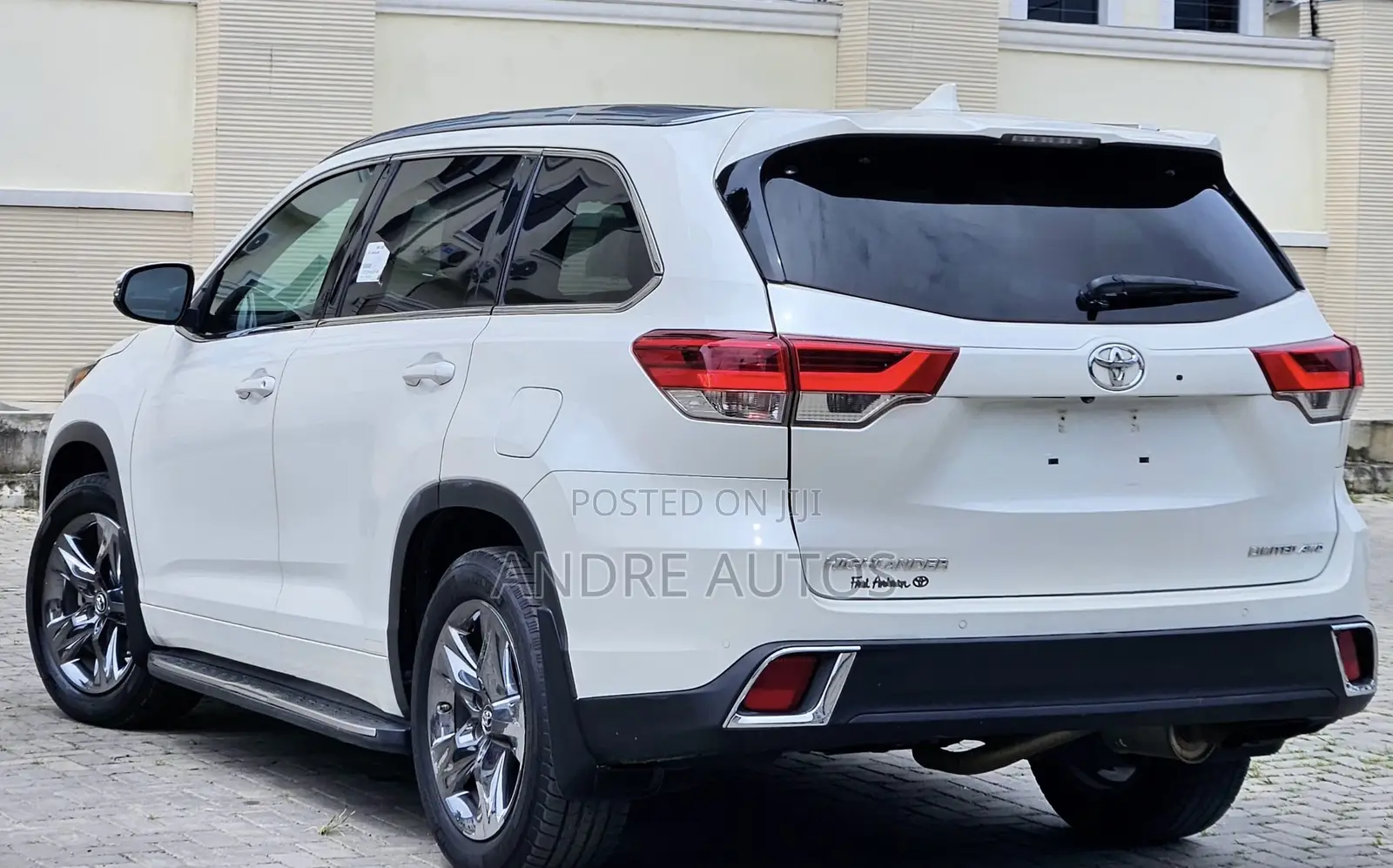 Toyota Highlander Limited Platinum 2019 White
