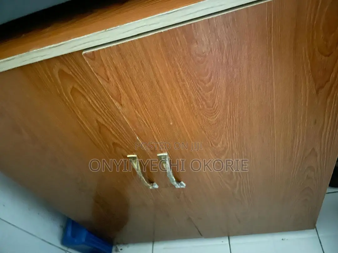 Solid Wooden Kitchen Cabinet With Double Doors – Relocation Sale