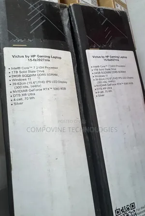 New Laptop HP Victus 15 24GB Intel Core i7 SSD 1T