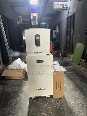 16KWh 51.2V AlpSolar Lithium Battery and 11KVA Hybrid Solar Inverter.