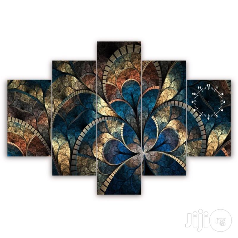 Abstract 5pc Wall Canvas (Reference: Cp201)