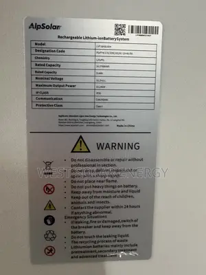 16KWh 51.2V Lithium Ion Battery
