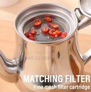 Stainless Steel Oil Filter Jar