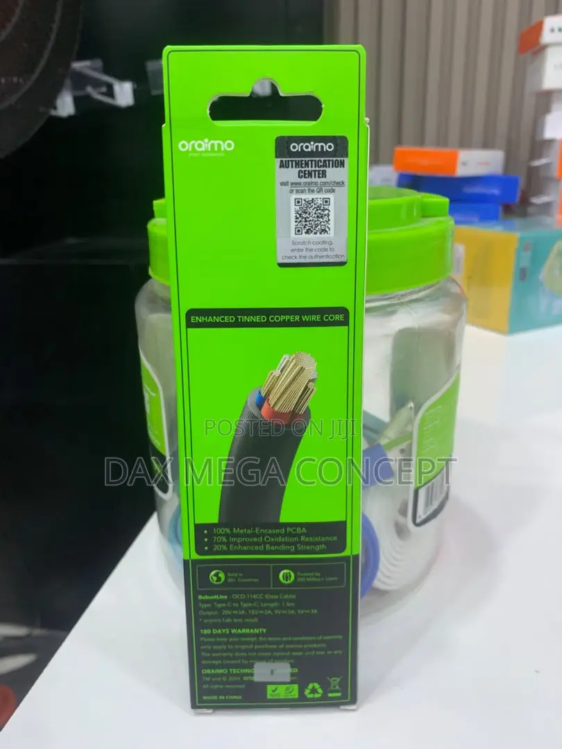 Oraimo Original Type-C USB Fast Charging Cable