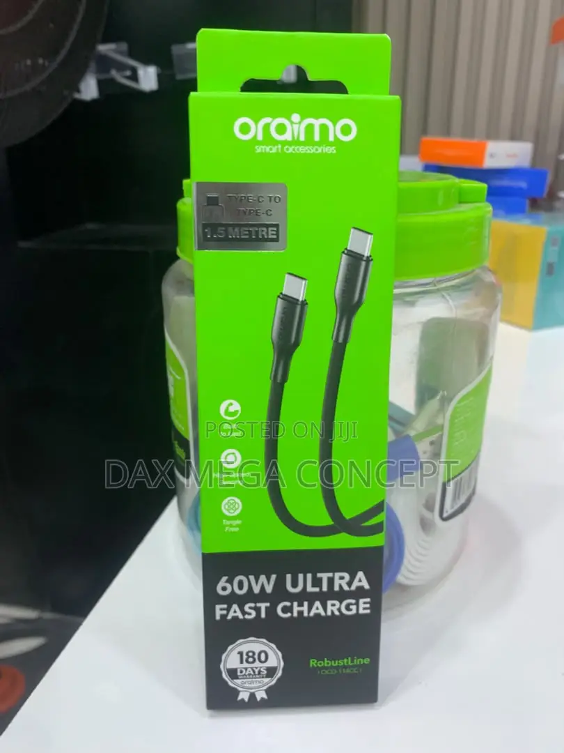 Oraimo Original Type-C USB Fast Charging Cable