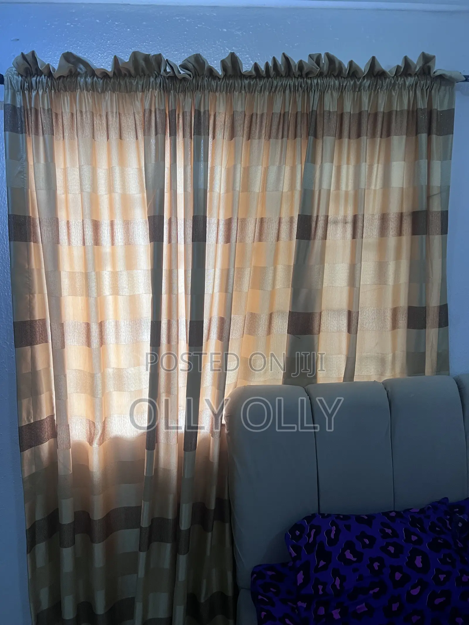 Two Curtains and Two Poles