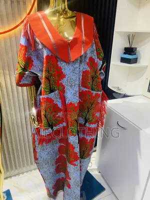 Exclusive Asooke and Ankara With Bold Collar
