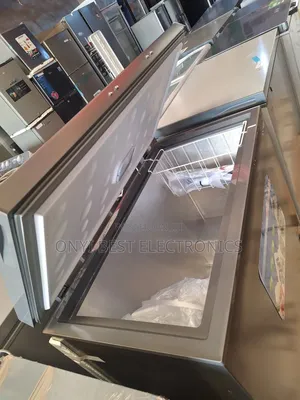 Tornado Chest Freezer With Key Lock Function – Dark Silver CF-SCN244