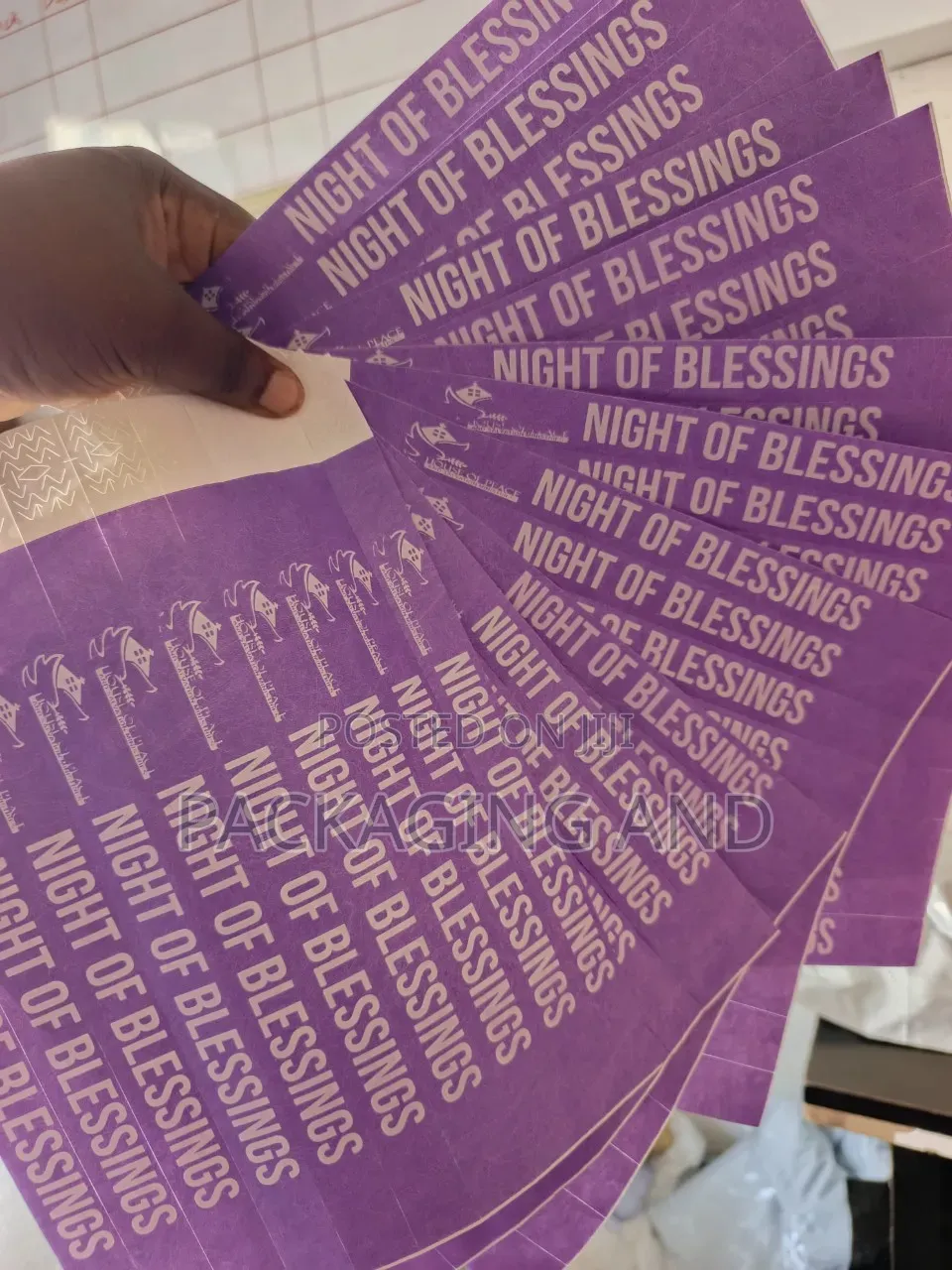Wristband or Hand Tag Printing for Events