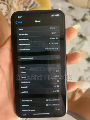 Apple iPhone XR 64 GB Black