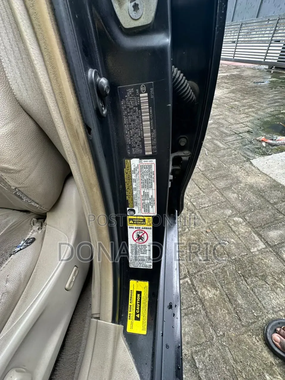 Toyota Camry 2.4 LE 2008 Black