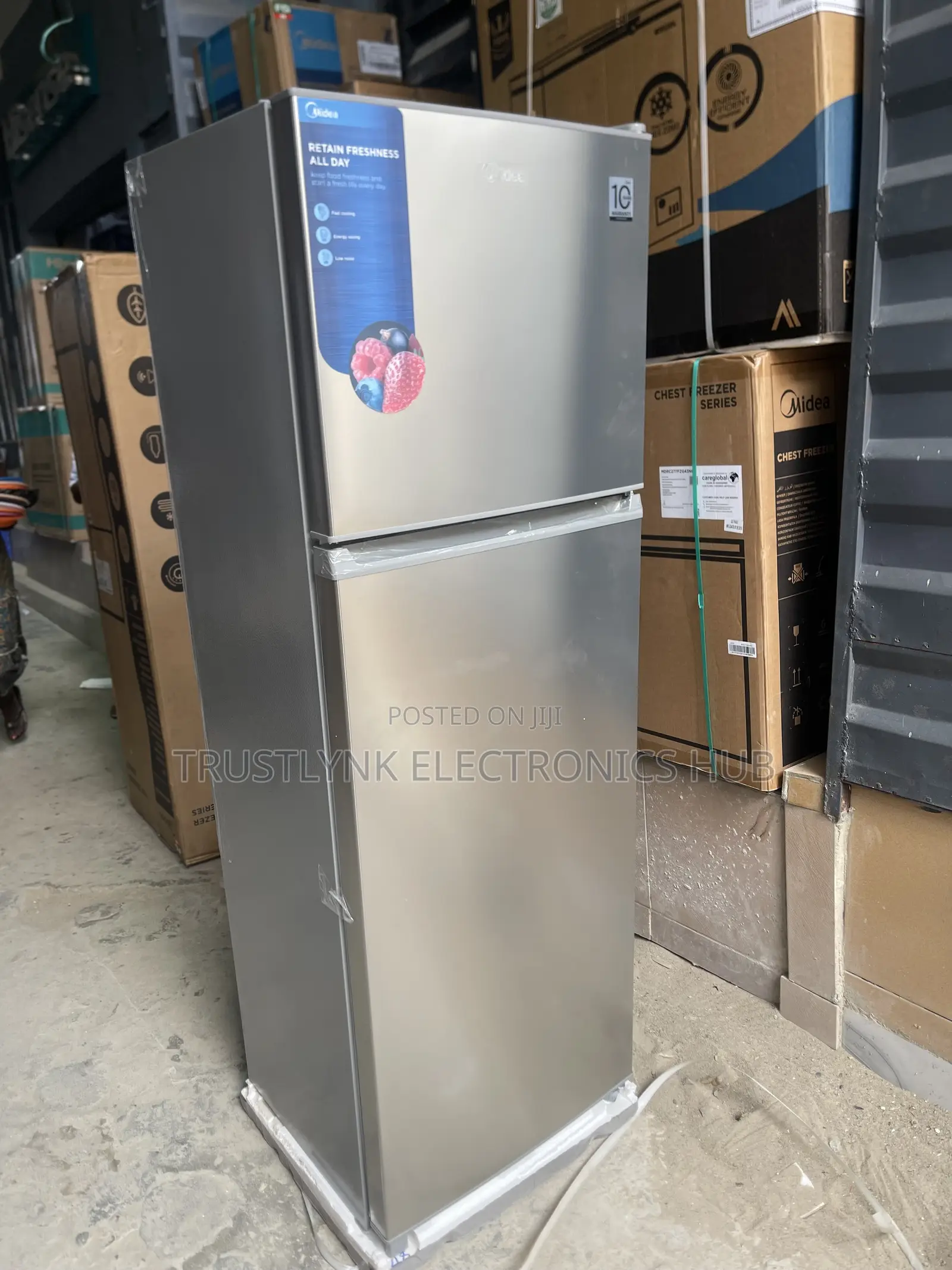 Midea 300l Double Door Refrigerator
