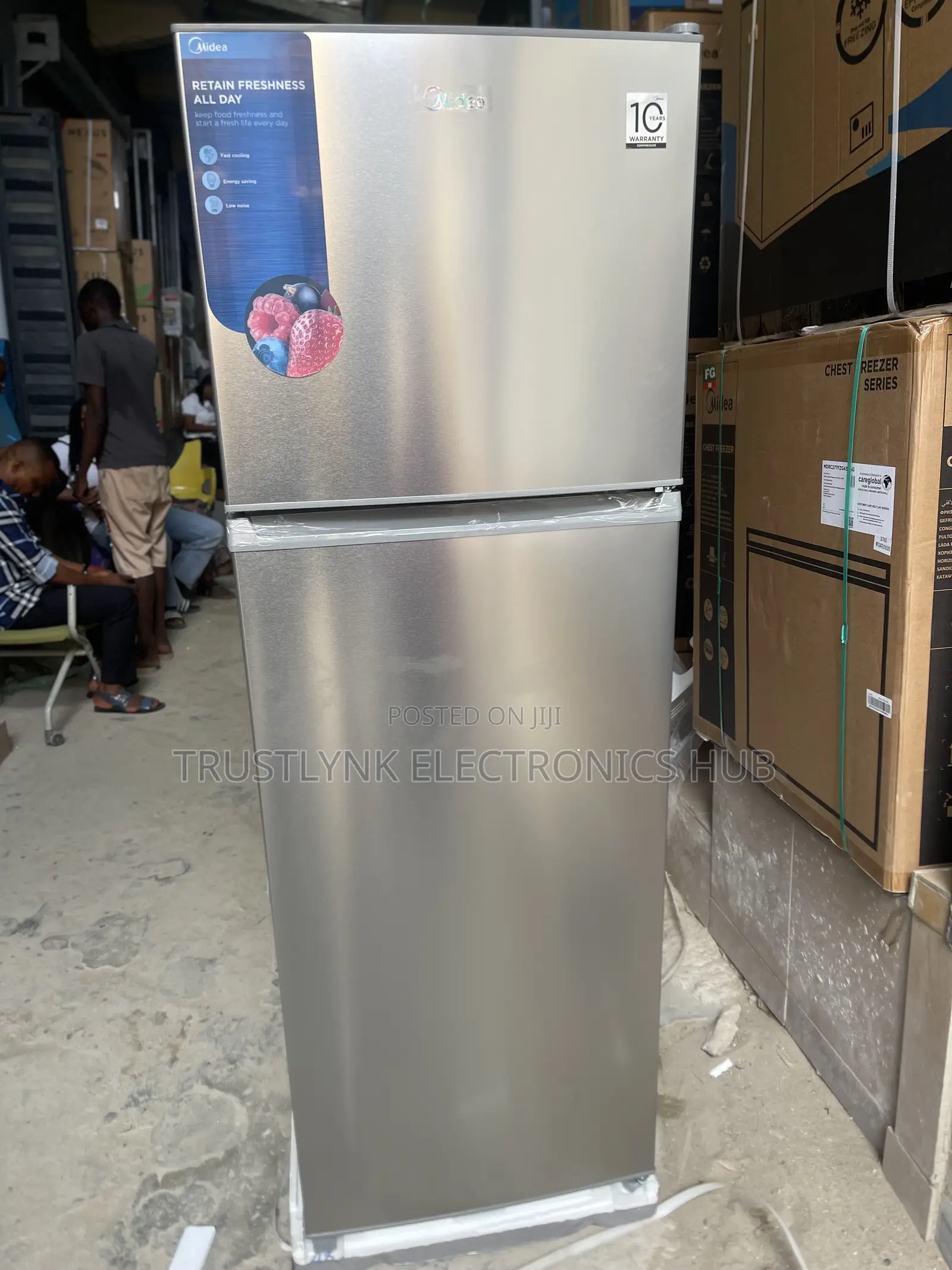 Midea 300l Double Door Refrigerator