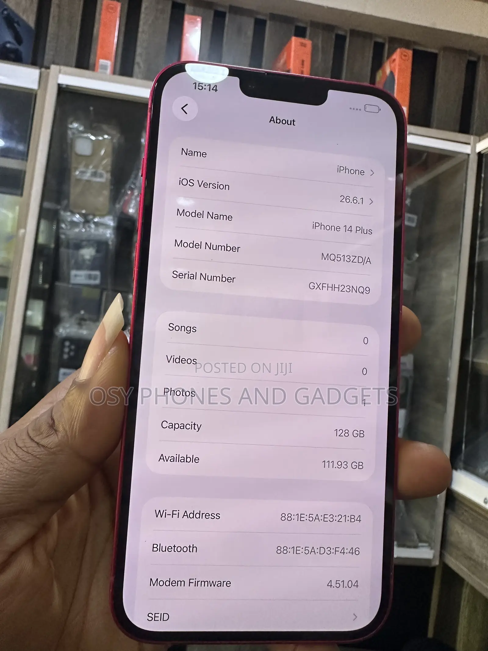 Apple iPhone 14 Plus 128 GB Red