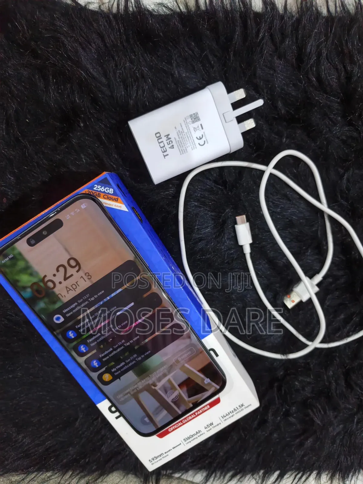 Tecno Spark Slim 256 GB Black