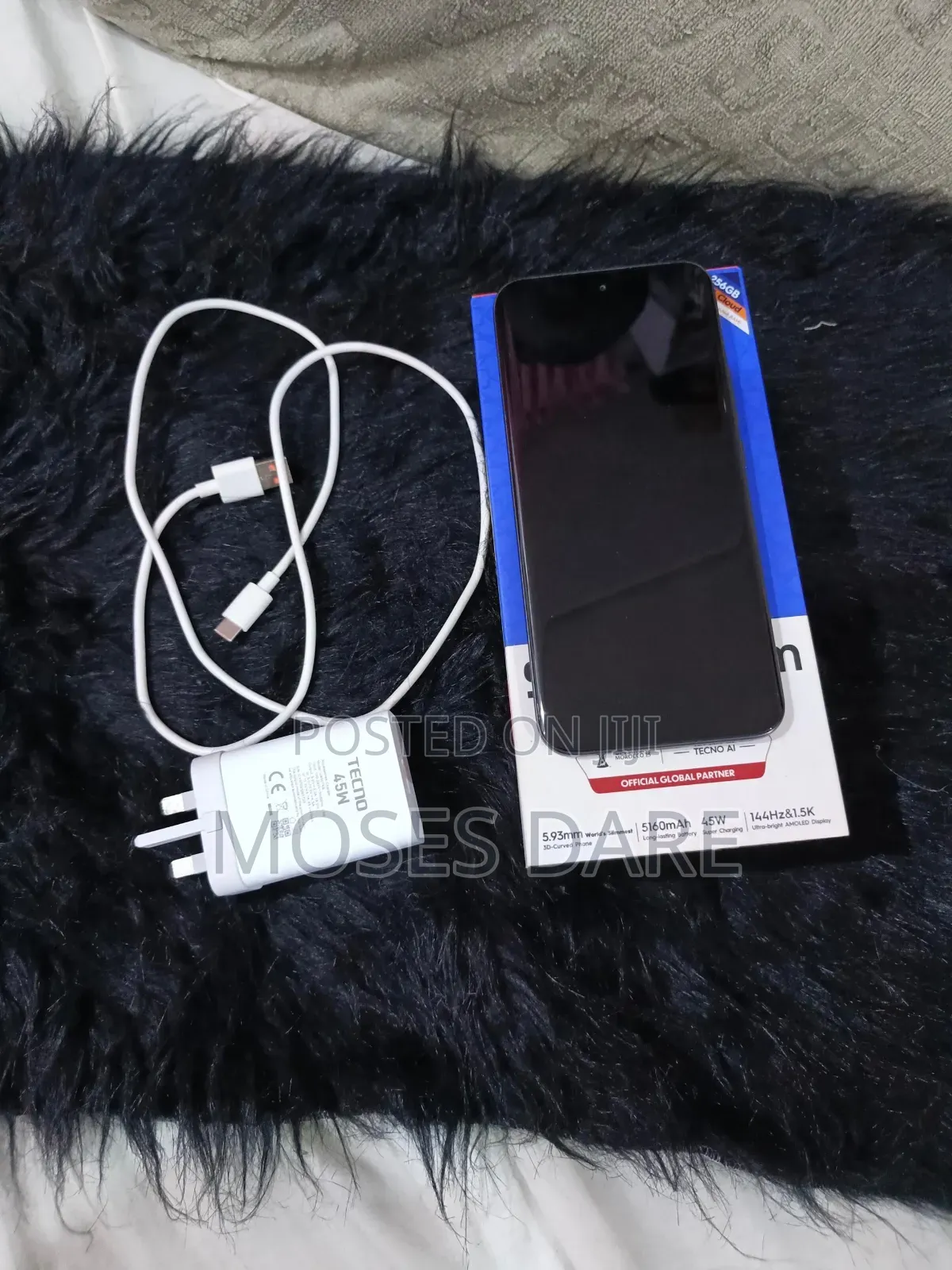 Tecno Spark Slim 256 GB Black
