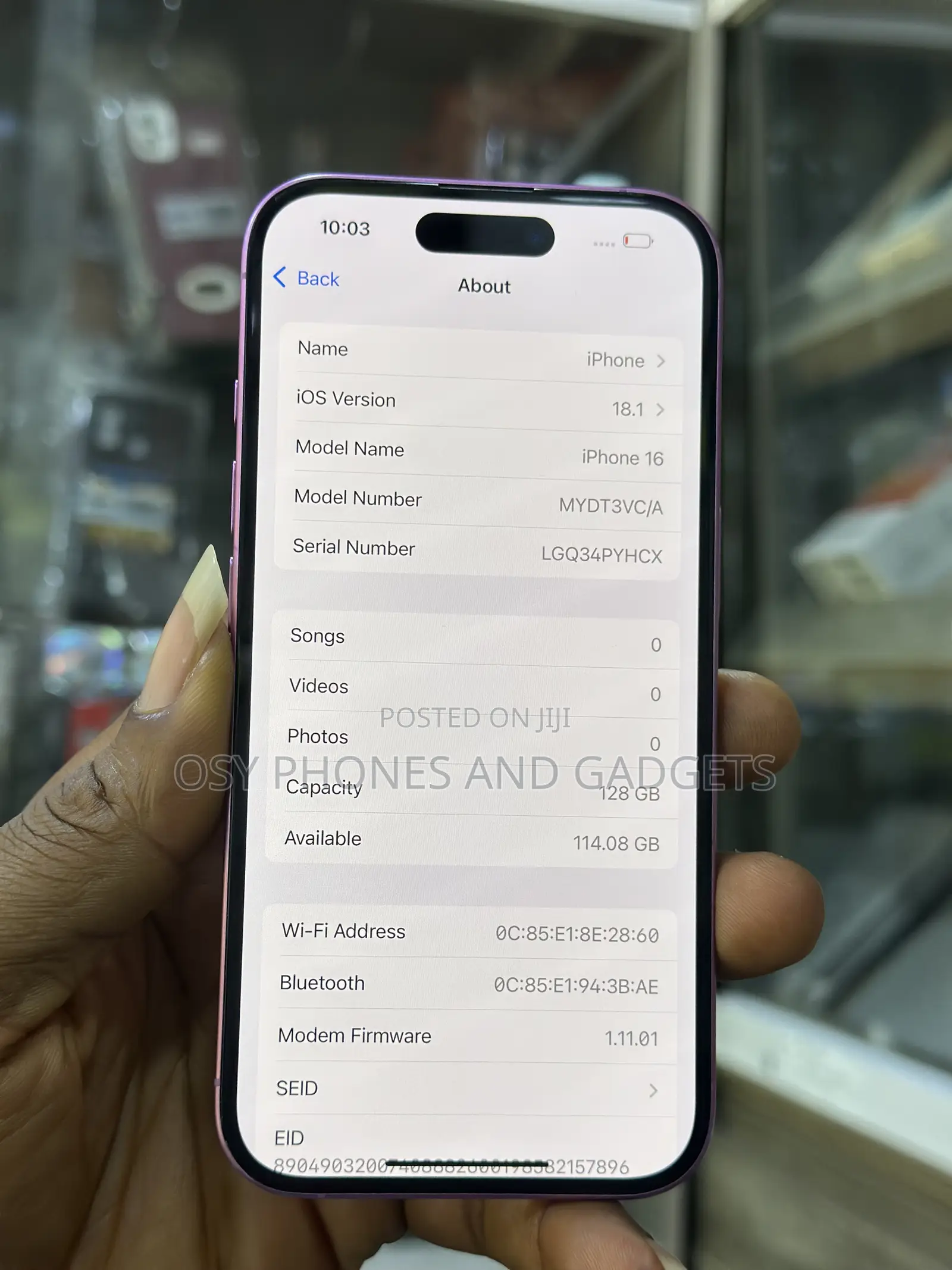 Apple iPhone 16 128 GB Pink
