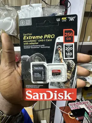 Sandisk Extreme Pro Memory Card 256GB