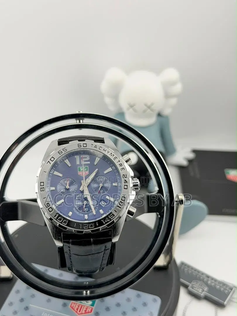 Tag Chronographleather Watch