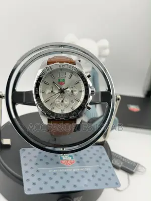 Tag Chronographleather Watch