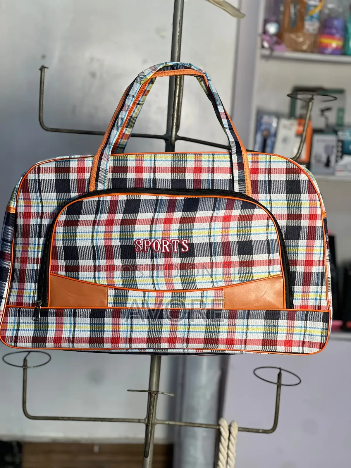 Sports Stripes Duffel Bag