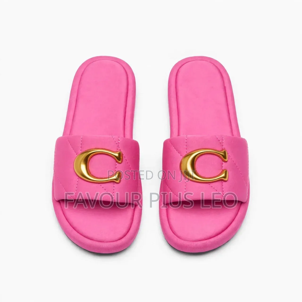 Women's Luxury Coach Slippers