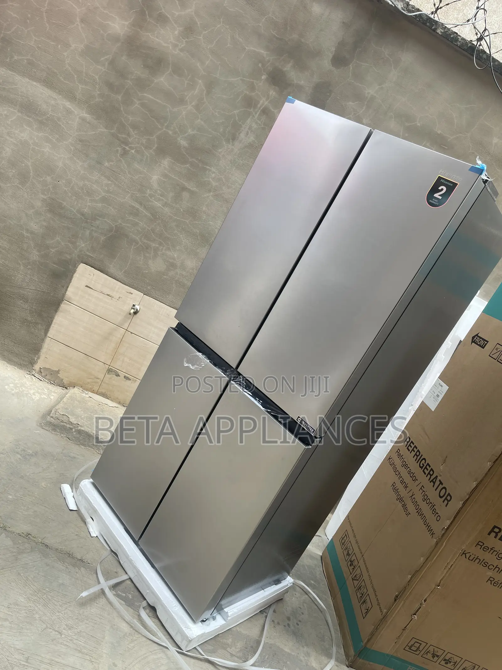 Hisense Modern Refrigerator With Four Convenient Doors