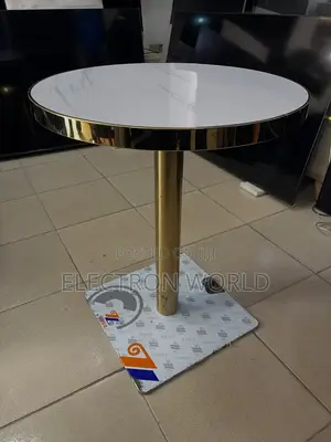 Brand New White and Gold Coffee Table