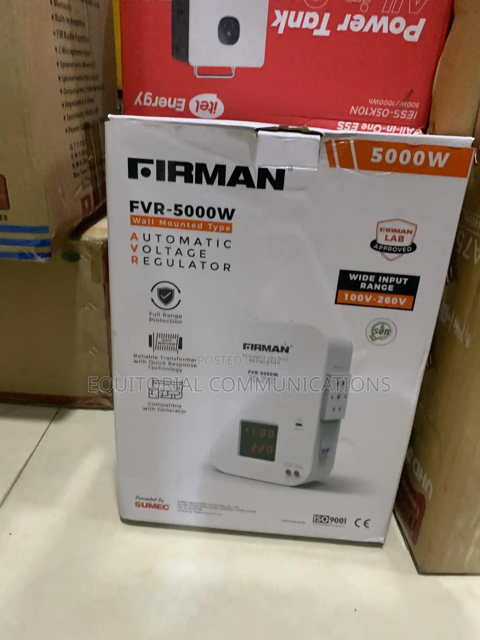 FIRMAN FVR-5000 5000W Voltage Stabilizer for Home Use