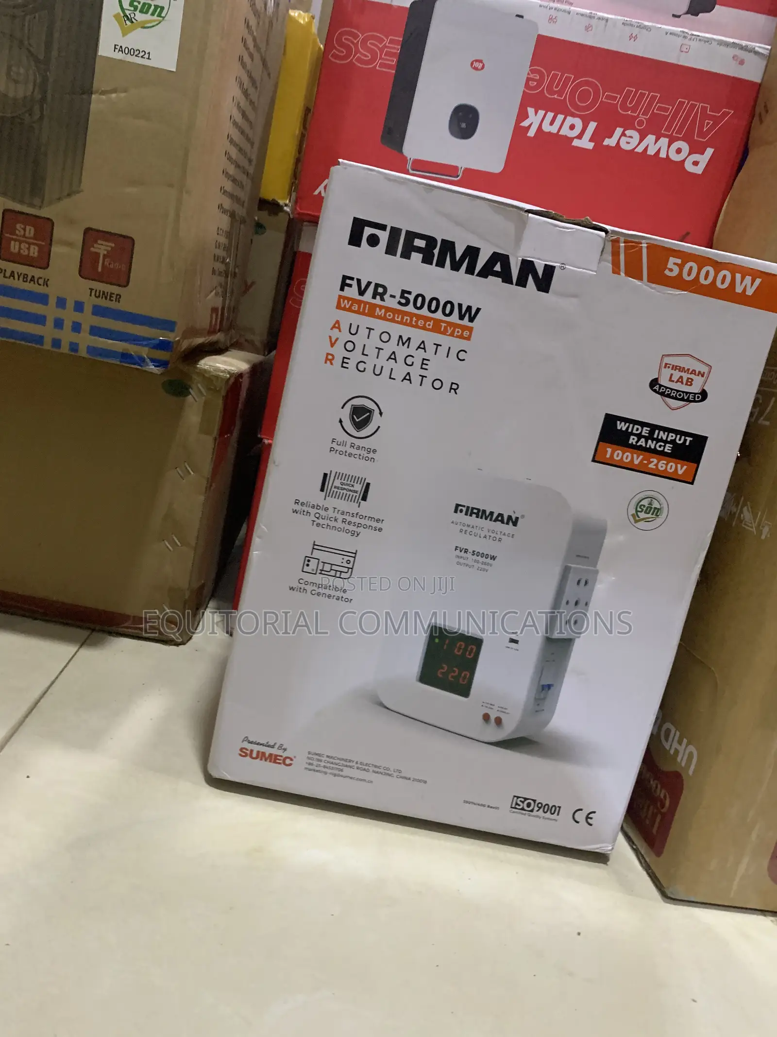 FIRMAN FVR-5000 5000W Voltage Stabilizer for Home Use