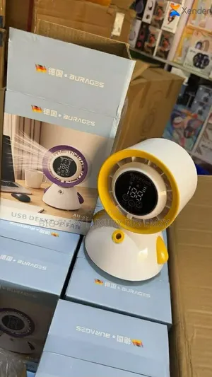 Rechargeable Hand Fan With Stand .