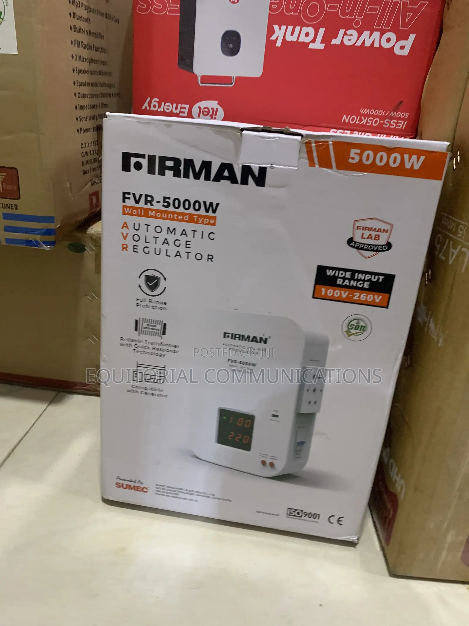 FIRMAN 5000W Wall-Mounted Power Stabilizer