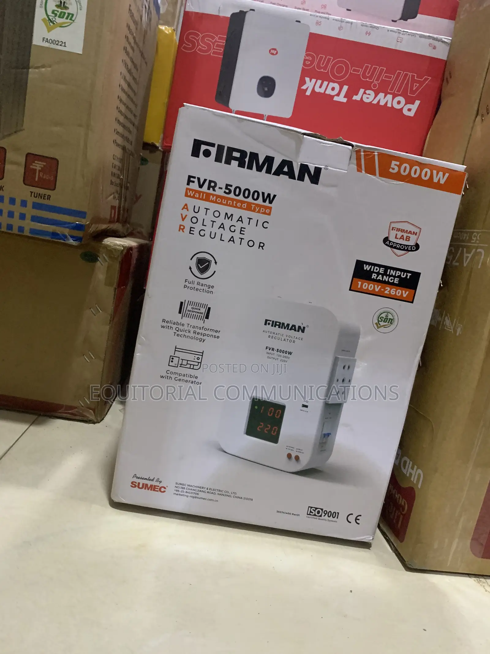 FIRMAN 5000W Wall-Mounted Power Stabilizer
