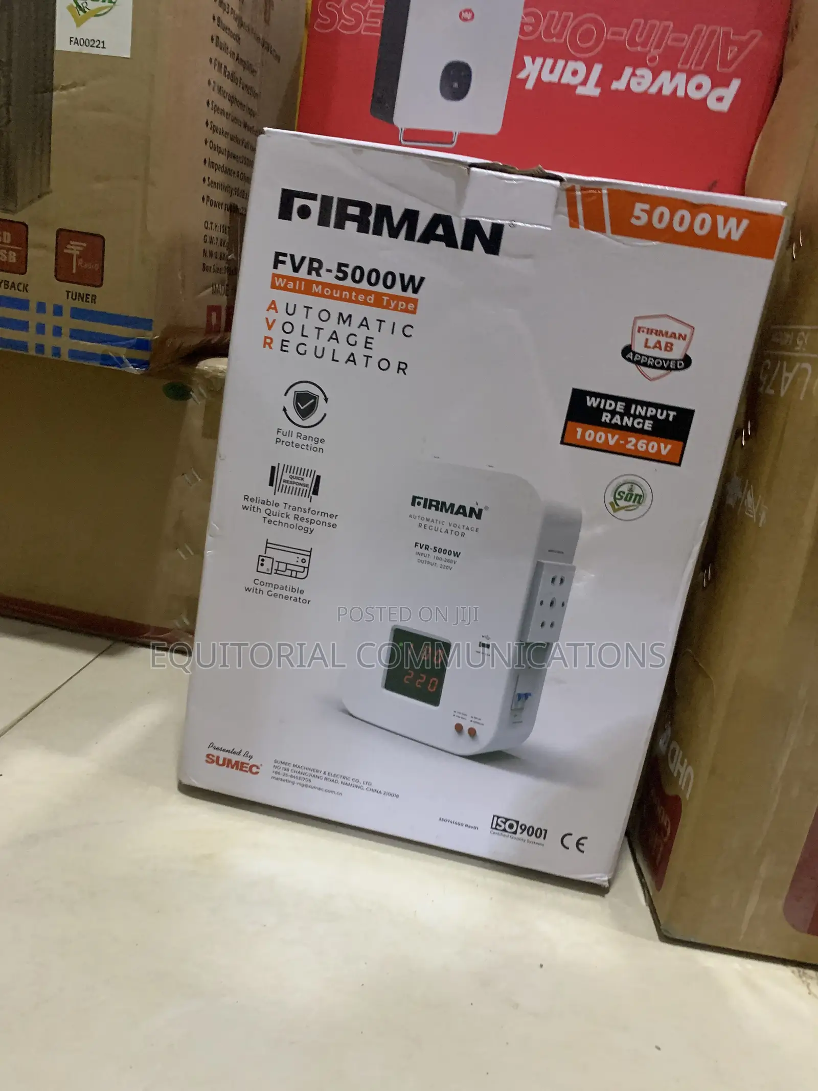 FIRMAN 5000W Voltage Stabilizer for Modern Homes