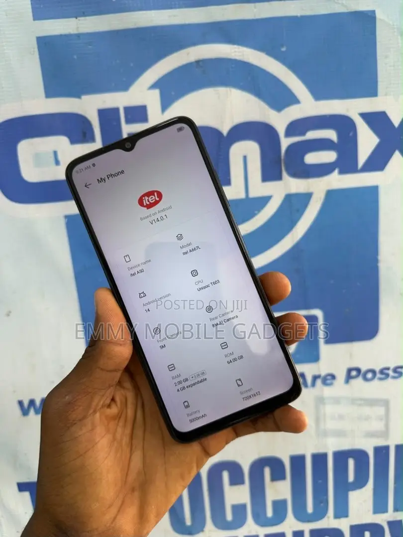 Itel A50 128 GB Black