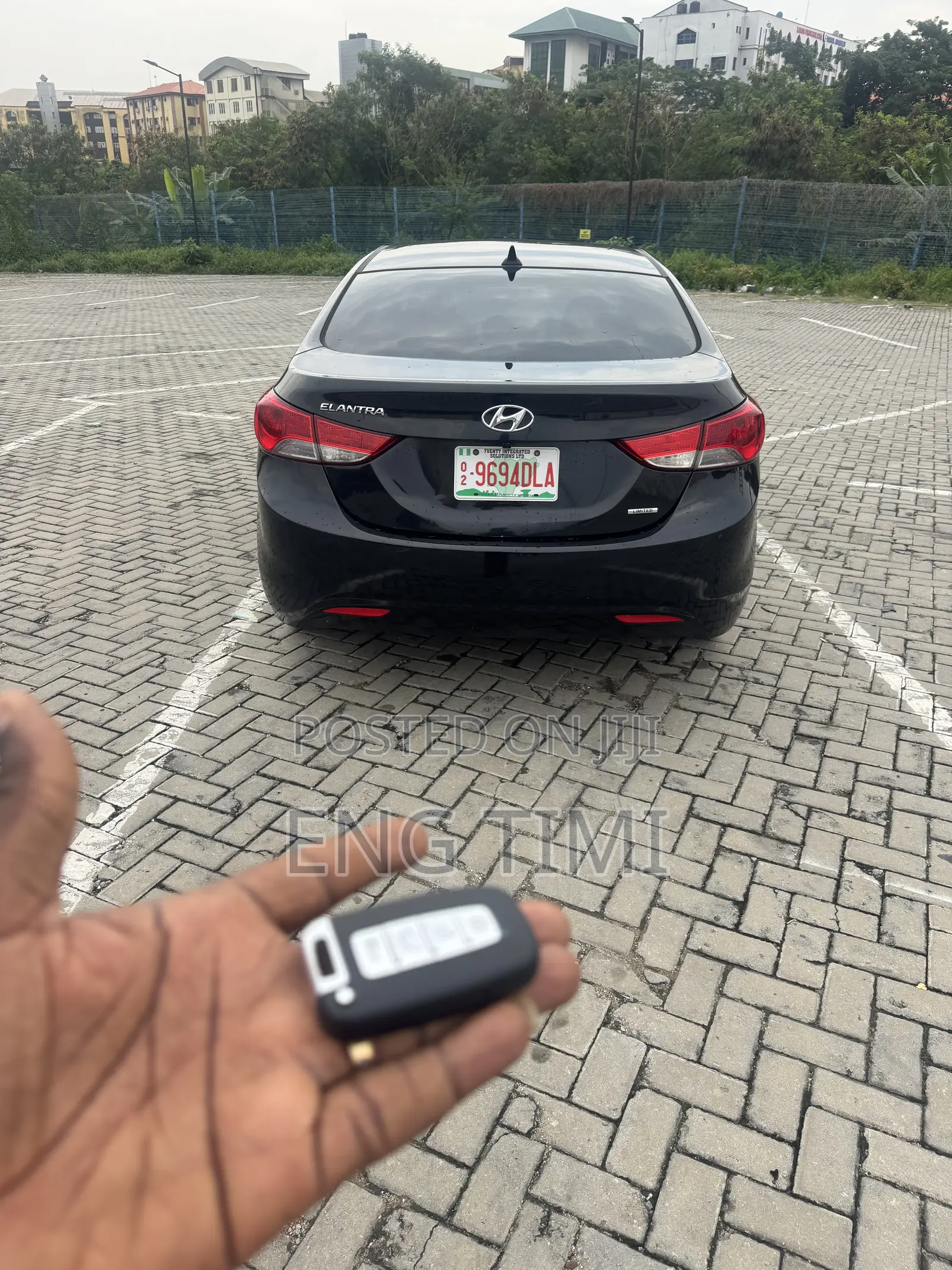 Hyundai Elantra Limited 2012 Black
