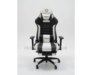 High Quality Furgle Racing Style Chair (White/Black)