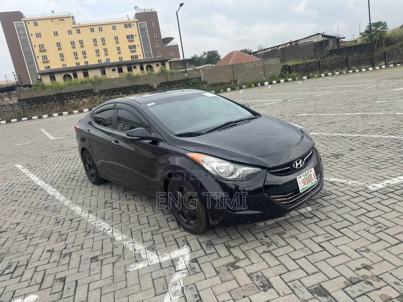Hyundai Elantra Limited 2012 Black