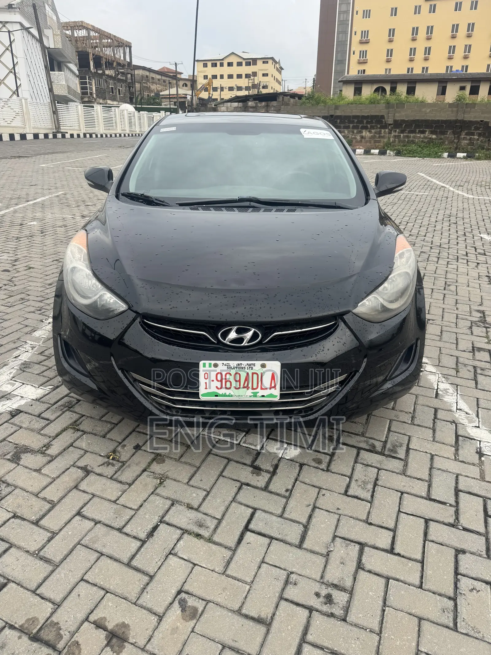 Hyundai Elantra Limited 2012 Black