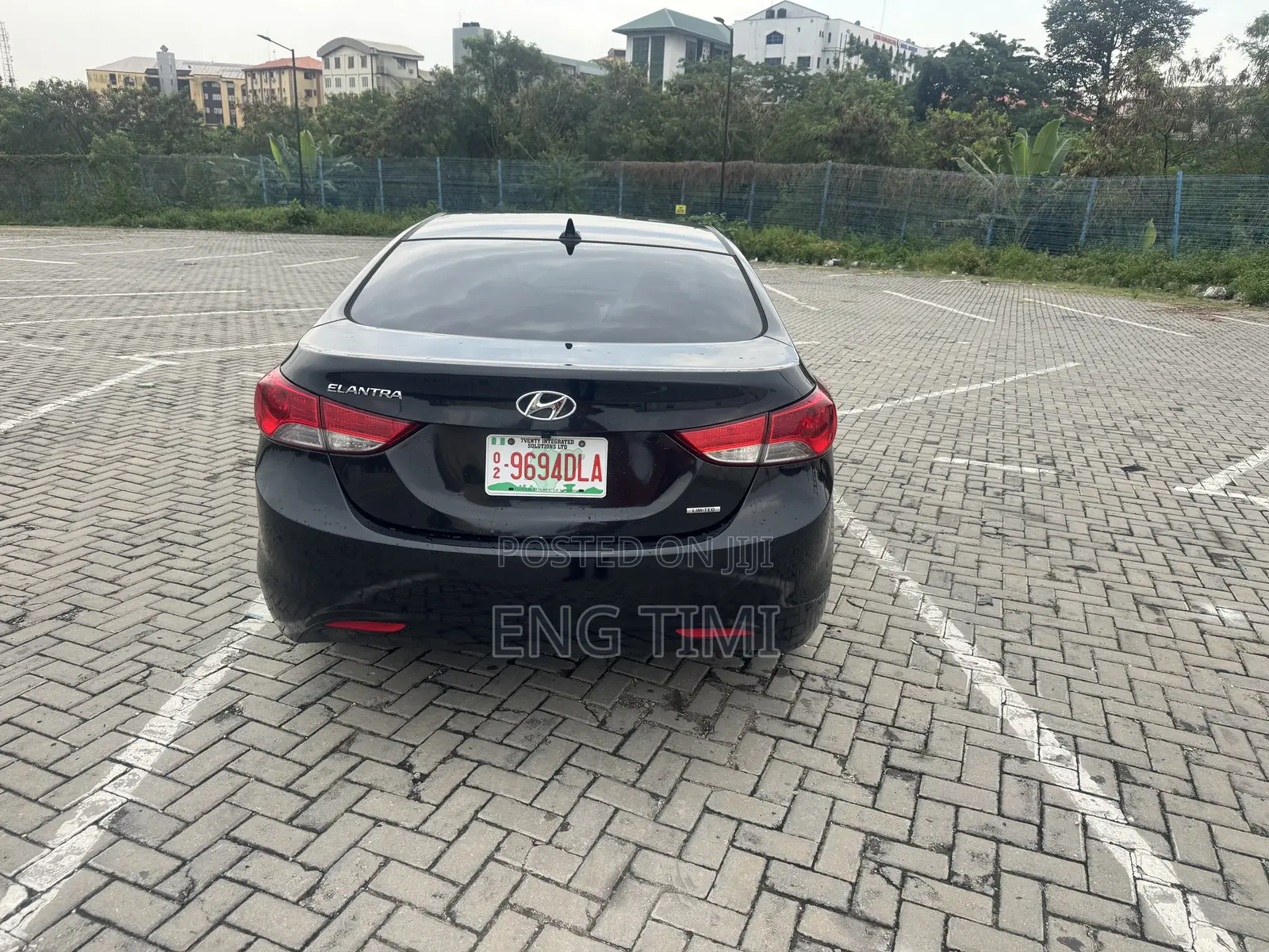 Hyundai Elantra Limited 2012 Black