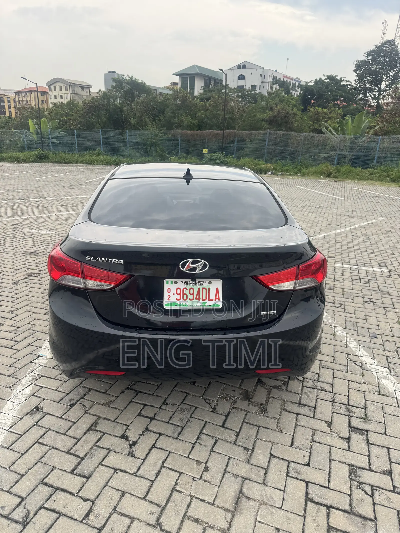 Hyundai Elantra Limited 2012 Black