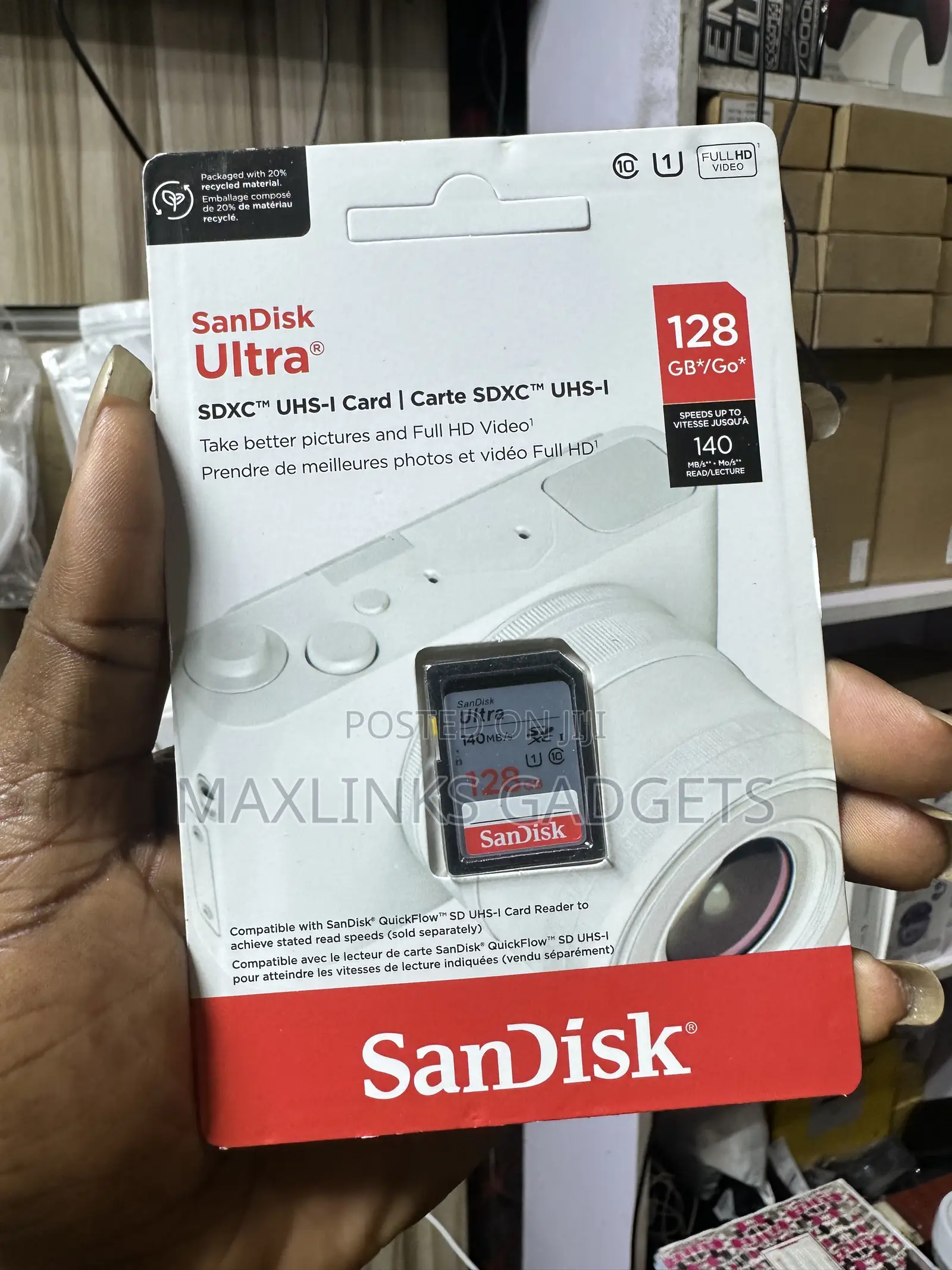 Sandisk 128GB Camera Memory Card