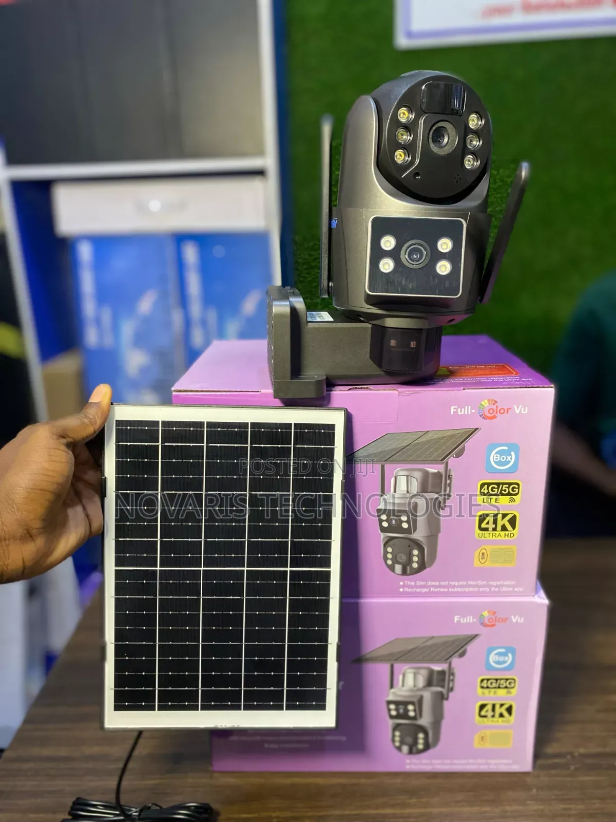 Dual Lens Solar PTZ Camera