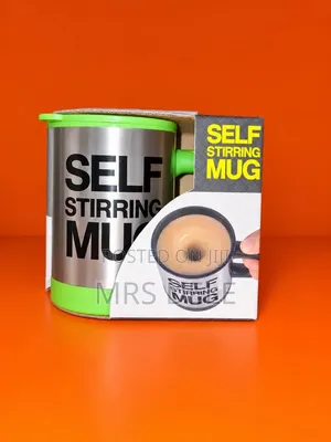 Automatic Self-Stirring Mug – Stainless Steel Coffee Cup