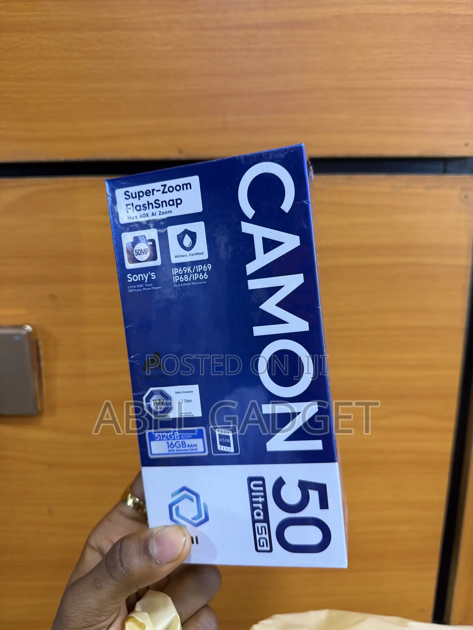 New Tecno Camon 50 Pro 256 GB Black