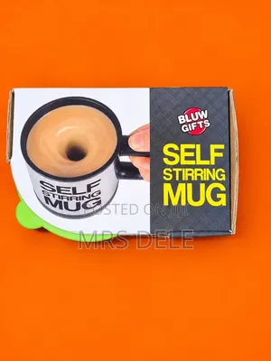 Automatic Self-Stirring Mug – Stainless Steel Coffee Cup